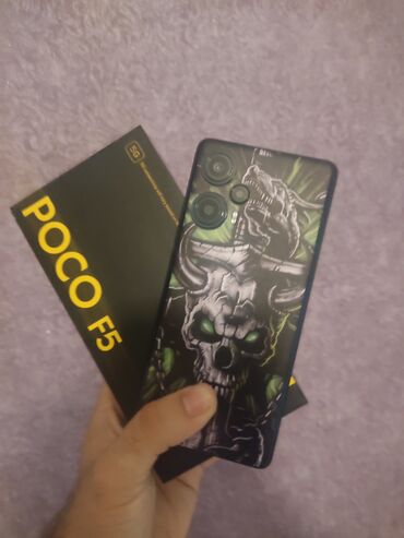 Poco: Poco F5, 256 GB, rəng - Qara, Barmaq izi