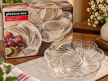 villeroy and boch glasses: Set staklenih tanjira za desert – glassco-arc tempos - Brend — 1