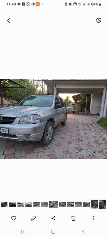 мазда 6 2002: Mazda Tribute: 2003 г., 2 л, Механика, Бензин, Внедорожник
