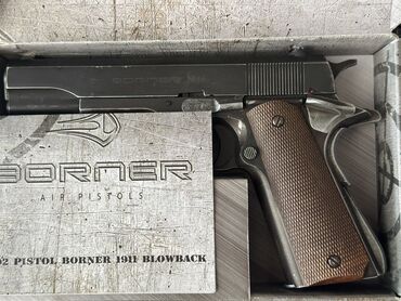 пистолет для азс: Срочно!!! Скидка✅ Пневматический пистолет Borner 1911 Blowback -