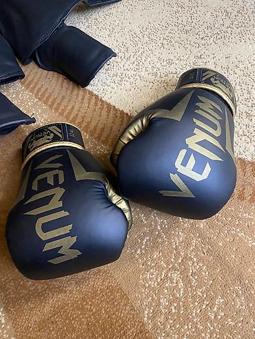 tikis aparati: Venum boks dəsti – əlcəklər və qamışaqlar (leg/shin guards) - Brend — 3