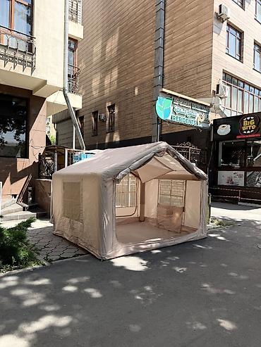 скаты: Надувная палатка площадью 7,5 кв.м, идеально подходящая для кемпинга и — 8