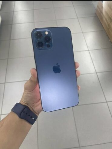 работа упаковщицы в бишкеке 2020: IPhone 12 Pro Max, Б/у, 128 ГБ, Pacific Blue, 85 %