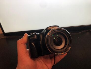 canon fotoaparat: Canon Powershot Sx500is 30x zoom əla veziyətdə sumka batareyka və 8gb