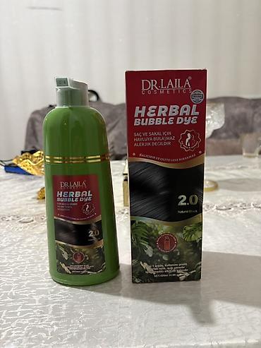 qu tükü: DR. LAILA Cosmetics Herbal Bubble Dye – 2.0 Natural Black qeti sekilde — 1