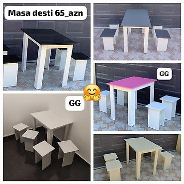 usaq stol stullari: Masa desti yeni — 1