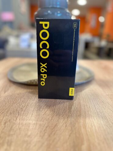 rayonlara kreditle telefon: Poco X6 Pro 5G, 512 GB, rəng - Qara, Zəmanət, Sensor, Barmaq izi