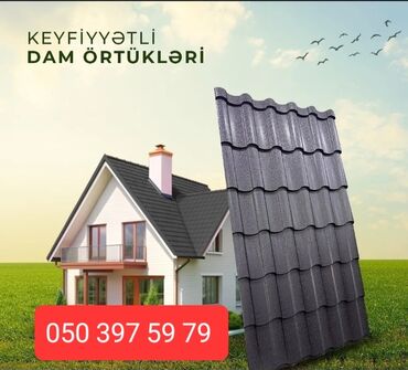 Dam işləri: Metal kirəmit və dam örtüyü materialları, həmçinin damların yığılması — 6