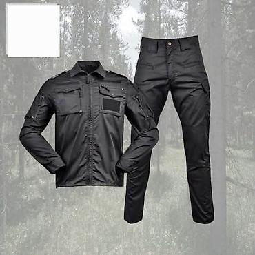 Army komplet bluza i pantalone crni Materijal: 65% poliester i 35%