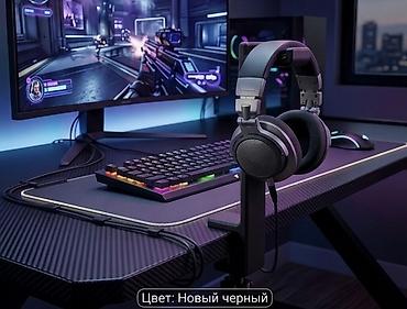 подставка для наушников: Подставка-держатель для наушников с креплением на стол Компактный — 3