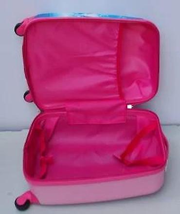 Rančevi, torbe i koferi: Dečji kofer na točkiće – Frozen motiv - Tvrda školjka sa sjajnom — 5