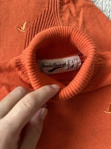 дом вещи: Рубашка, цвет - Оранжевый, Б/у