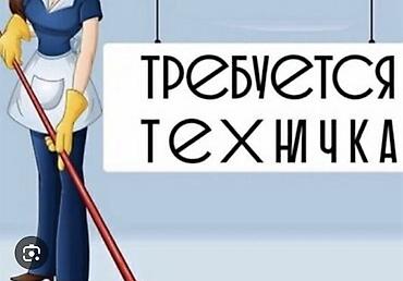девушка для уборки: Вакансия: требуется техничка (уборщица) в свадебный салон и в столовую — 1
