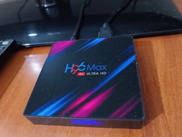 спутниковая антенна цена бишкек: H96Max 2/16GB 4K, без пульта, на приложении