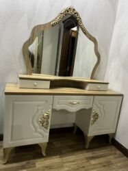 Туалетные столики: Туалетный столик, Новый, С зеркалом, цвет - Бежевый — 9