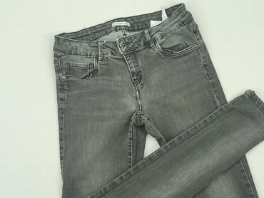 spódnice jeansowe szara: Jeans, M (EU 38), condition - Fair