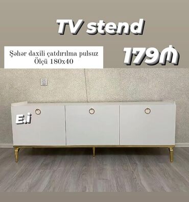 TV altlığı: *TV stend 179Azn💥* ✔️Rəng seçimi var *Şəhər daxili Çatdırılma və