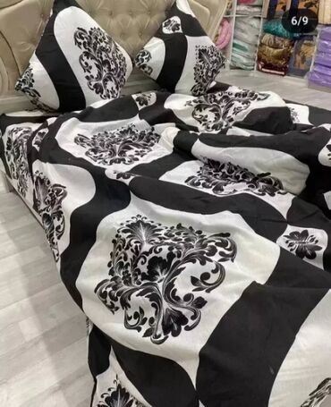 Комплекты постельного белья: Постельное бельё 100 хлопок, постельное бельё, простынь на резинки — 29