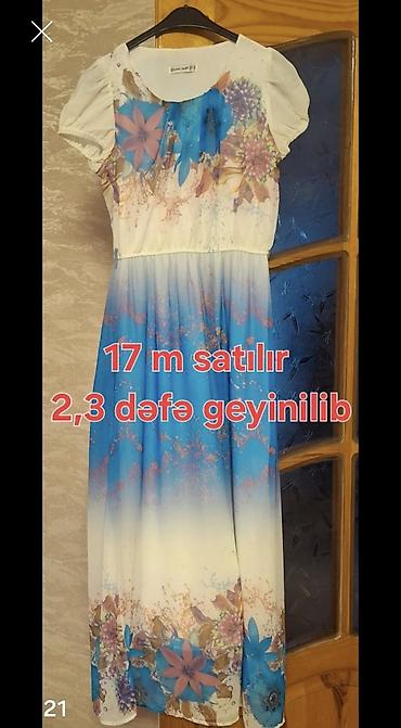 şəkli: Qadın geyimləri – müxtəlif modellər 1) Mavi-çiçəkli don - Üst hissə — 2