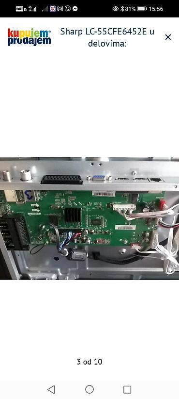 Aksesoari za TV i video: Sharp LC-55CFE6452E – delovi Dostupni originalni delovi sa modela na lalafo.rs — 4 Aksesoari za TV i video: Sharp LC-55CFE6452E – delovi Dostupni originalni delovi sa modela — 4