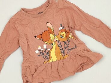 bluzka hiszpanka z bufiastymi rękawami: Футболка, Disney, 9-12 міс., стан - Дуже гарний