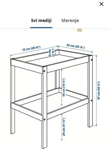ormarići za bebe: SNIGLAR IKEA komoda za bebe nekorisceno lično preuzimanje — 3