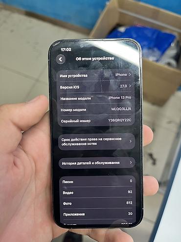 nvme ssd: IPhone 13 Pro, Б/у, 256 ГБ, Sierra Blue, Чехол, 100 % — 9