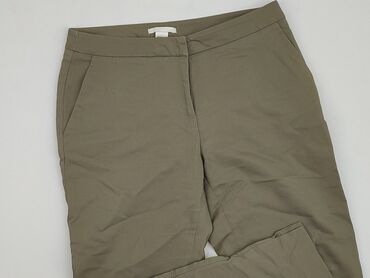 spodnie dresowe brązowe damskie: Material trousers, H&M, S (EU 36), condition - Very good