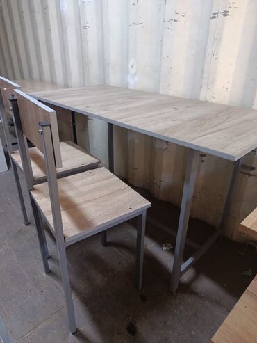 мебель бишкек столы и стулья фото цены: Стол и стул для зала, цвет - Серый