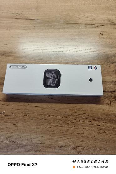 lalafo 14 pro: Умные часы Series 12 Pro Max (черные) Пользовался 1 день. Состояние — 1