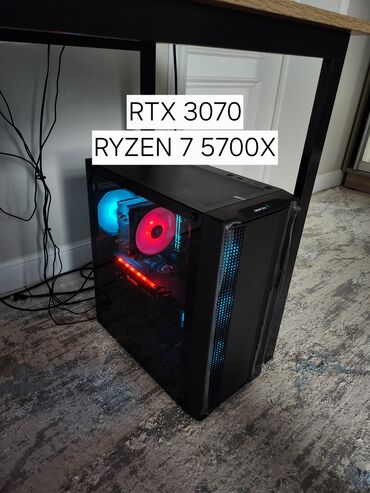 компью: Компьютер, ядер - 8, ОЗУ 16 ГБ, Игровой, Новый, AMD Ryzen 7, NVIDIA GeForce RTX 3070, NVMe