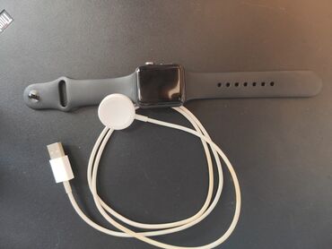 apple wotch: İşlənmiş, Smart saat, Apple, Аnti-lost, rəng - Qara