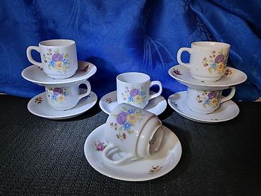 pepco case: Soljice nove Zajecar porcelan iz 70ih.godina. Nove soljice,jedna — 6