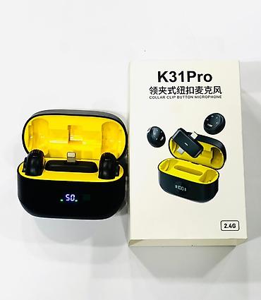 micro cd: Беспроводная микрофонная система K31 Pro (2.4 ГГц) Петличка - — 4