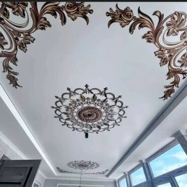 Натяжной потолок: Натяжной потолок Глянцевое, Матовое, 3D потолки Гарантия, Бесплатная консультация, Бесплатный замер — 7