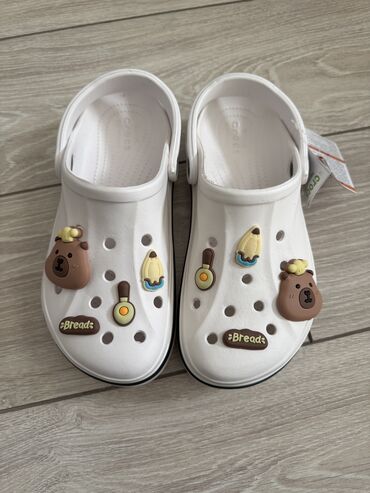 волейбольная обувь: Сабо, 39, Crocs, Новый, цвет - Белый, Самовывоз, Платная доставка