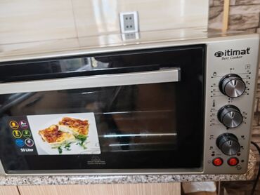 elektrik duxovka: Duxovka Itimat, Elektrik, rəng - Gümüşü, Ayrıca dayanan, Yeni