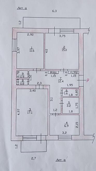 70: 3 комнаты, 70 м², Филармония Индивидуалка, 5 этаж, Евроремонт — 10