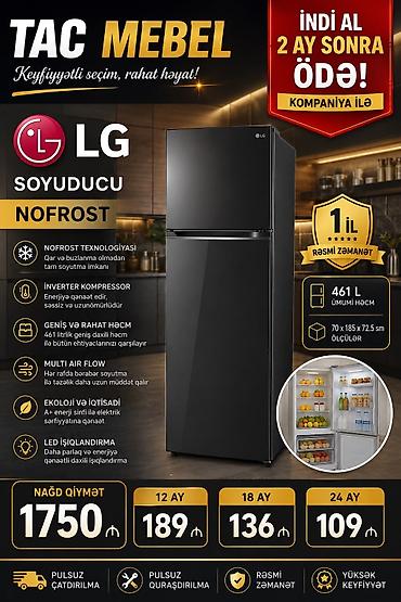 nothing phone 2: Yeni 2 qapılı LG Soyuducu Satılır, rəng - Ağ, Kredit var — 2