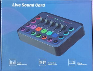 активный микшерный пульт: Live Sound Card — универсальная звуковая карта/ аудиомикшер для