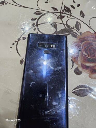 telefonlar 128 gb: Samsung Galaxy Note 9, 512 GB, rəng - Göy, Sensor, Barmaq izi, Simsiz şarj