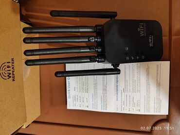 xioami mi 6: Wifi gücləndirici 6 antenalı 2025-ci ilə məxsus yeni model. 2.4GHZ