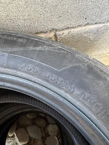 шина 255 55 19: Б/у комплект летних шин 255/55 R19 111W - Размер: 255/55 R19 - Индекс — 3