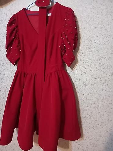 das sekilleri: Qırmızı qısa don + kəmər seti - Rəng: parlaq qırmızı - Model: beldən — 1