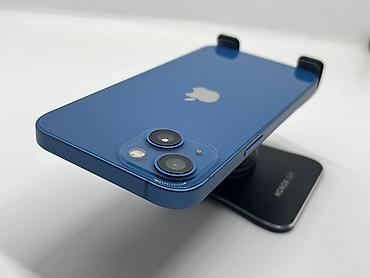 oppo reno 13: IPhone 13, Б/у, 256 ГБ, Синий, Защитное стекло, Чехол, 100 % — 6