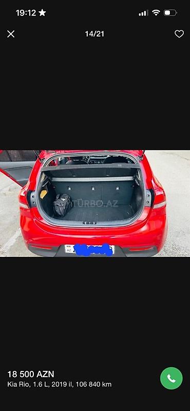 yumz 6: Kia Rio: 1.6 l | 2019 il Hetçbek — 1