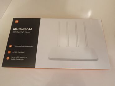 Digər TV və video məhsullar: Mi Router 4A

Keyfiyyətli router. Az işlənmiş