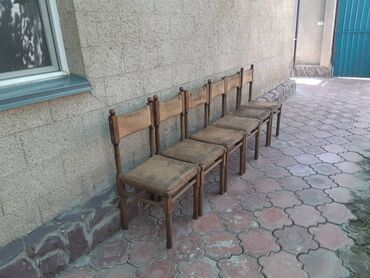 деревянные посуды: Ашкана үчүн отургуч, Колдонулган, Жыгач, түсү - Күрөң