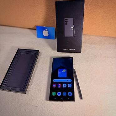 Elektronika: Samsung Galaxy S24 Ultra, 256 GB, rəng - Boz, Simsiz şarj — 4
