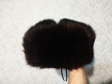 мужская зимняя шапка: Түсү - Күрөң
